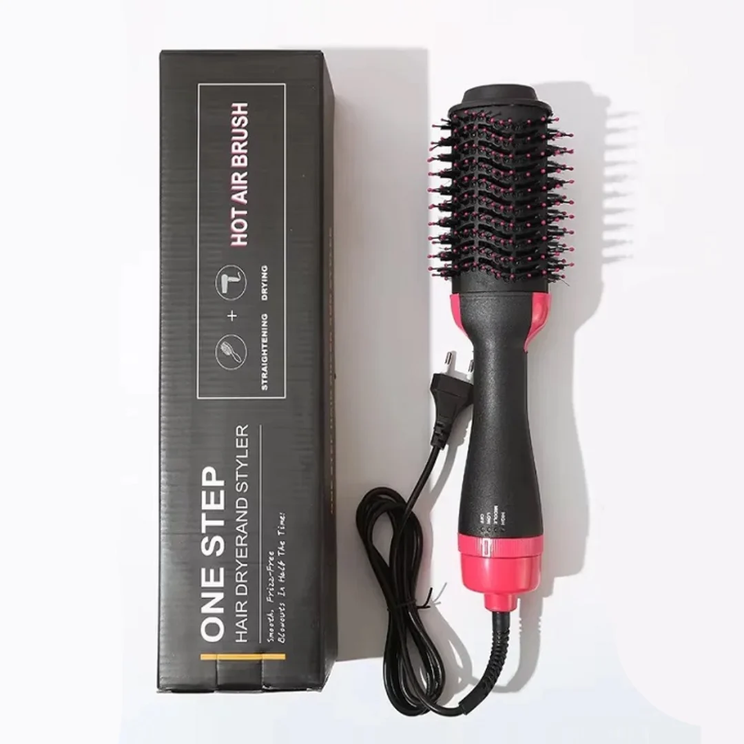 One Step Hot Air Brush (Dryer, Curler, Straightener)