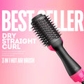 One Step Hot Air Brush (Dryer, Curler, Straightener)